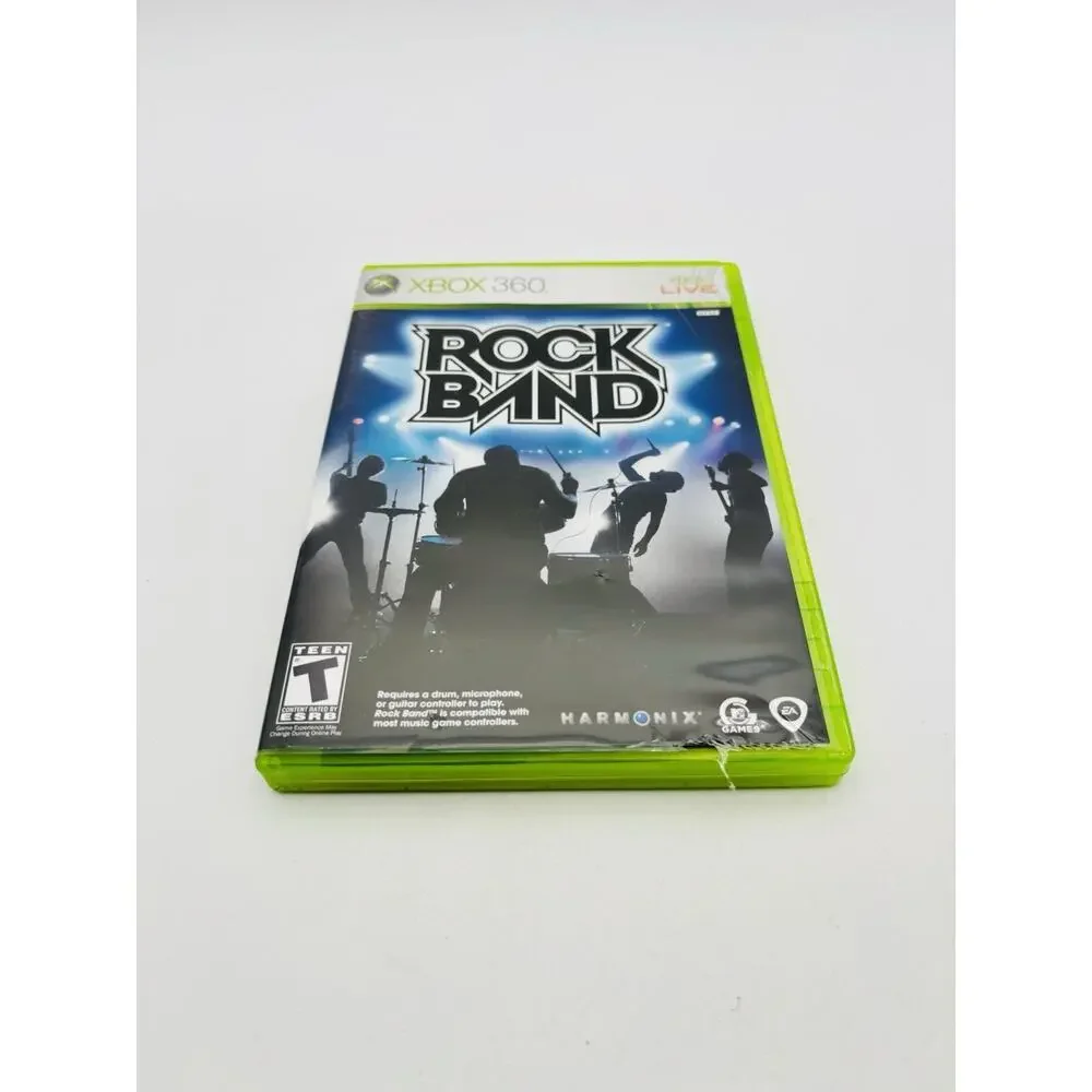 Rock Band Microsoft Xbox 360 2007 CIB TESTED WORKS Complete VG Condition